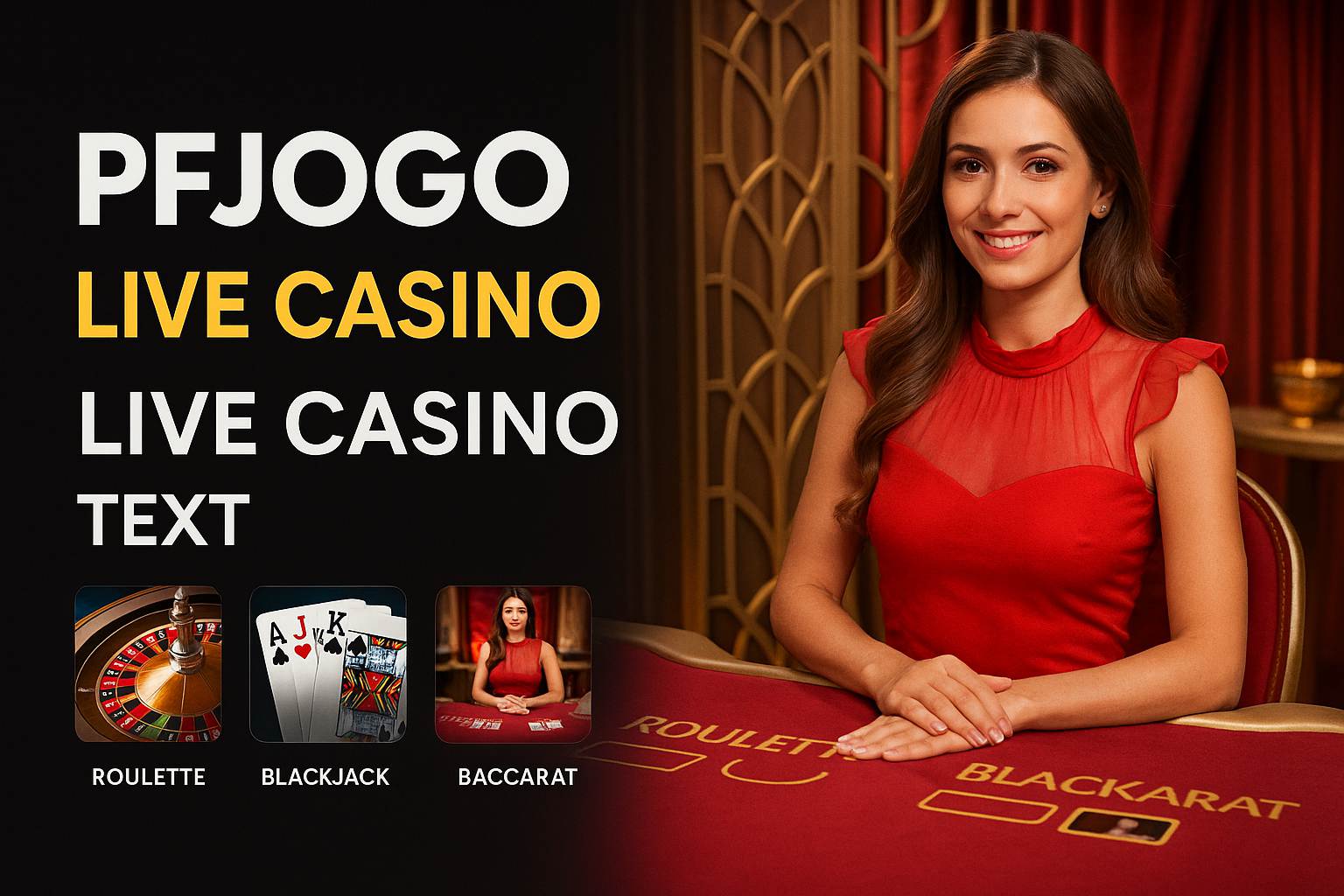 O PFJOGO Live Casino lança promoções regularmente