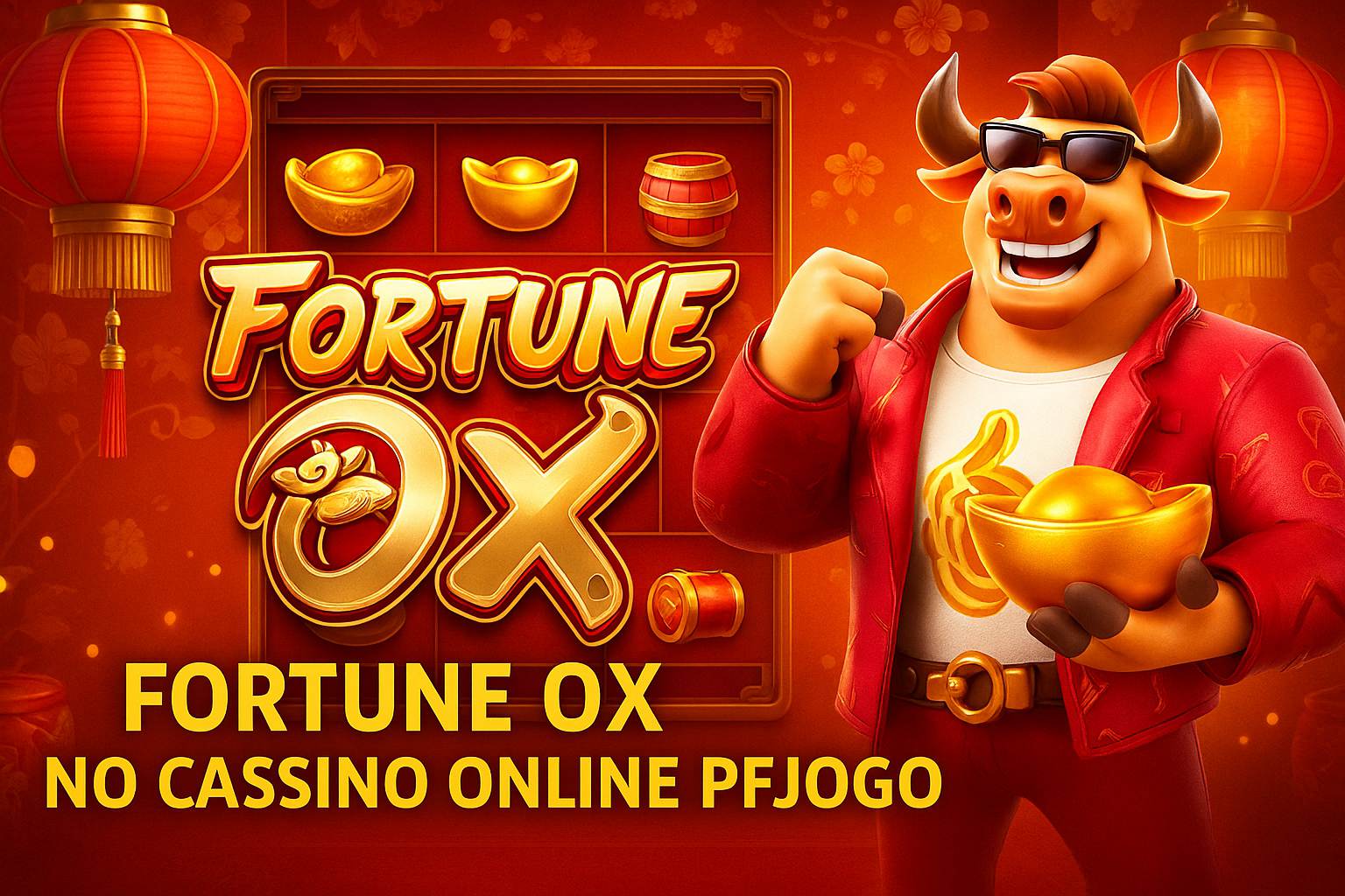 Fortune Ox no PFJOGO - Aposte Agora e Reivindique Seus Ganhos