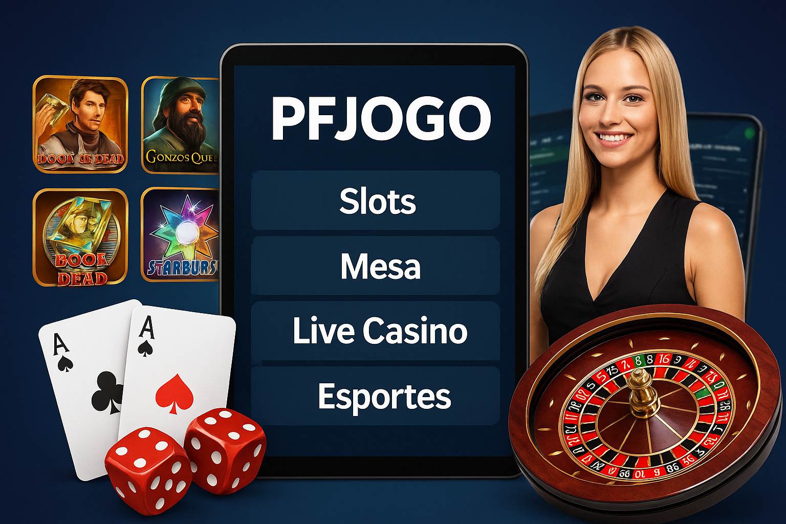 Jogos de cassino online inovadores e emocionantes na PFJOGO